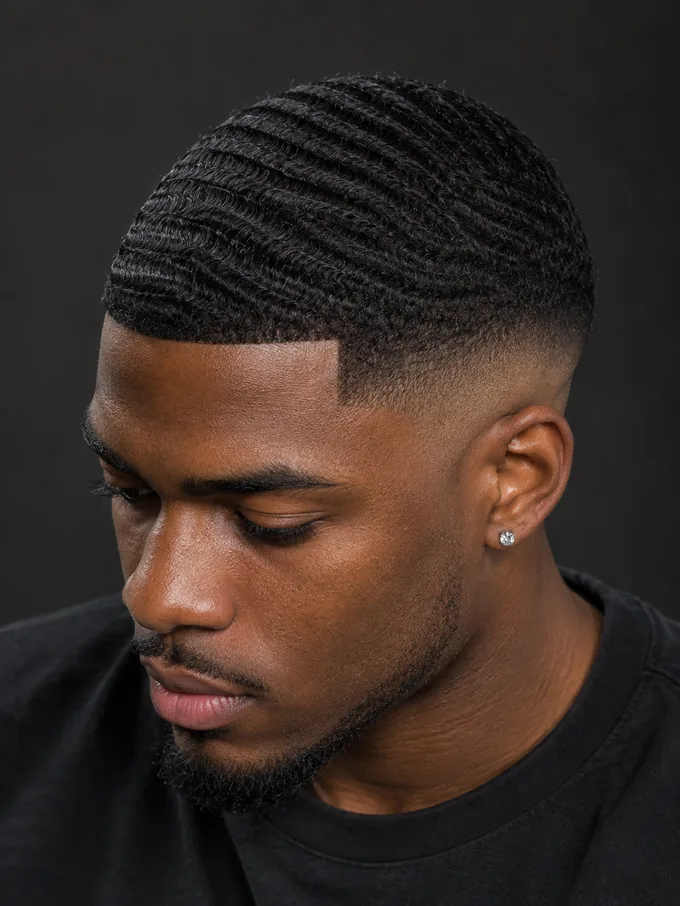 mid drop fade waves pattern